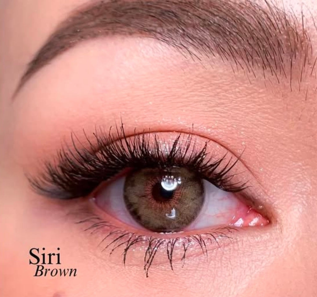 FRESHLADY SIRI BROWN COSMETIC COLORED CONTACT LENSES Mi20-1