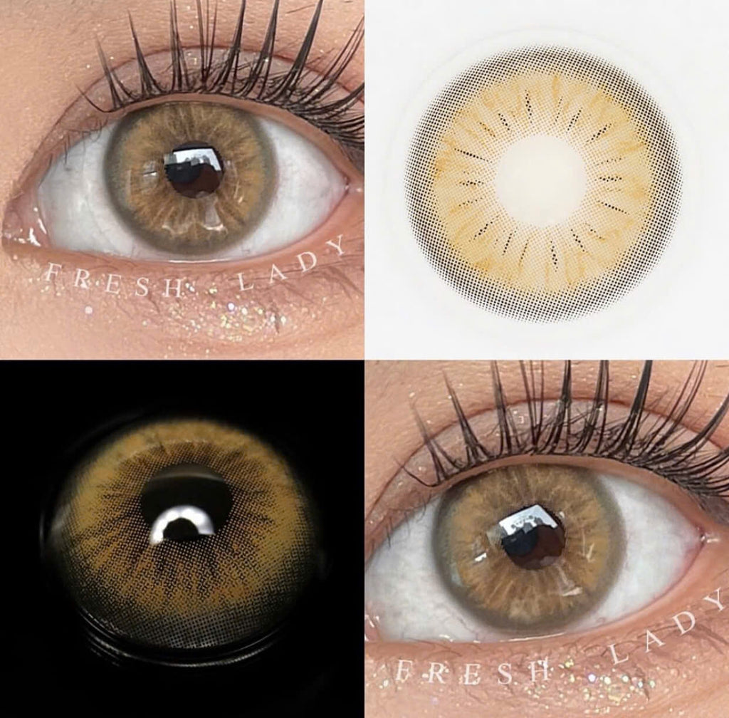 FRESHLADY AMBER FANTASY COSMETIC COLORED CONTACT LENSES (FA35-1) - EyeQ Boutique