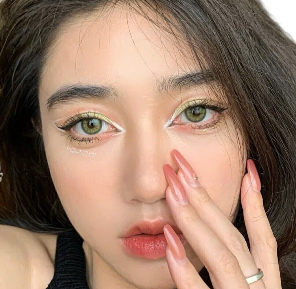 FRESHLADY EUPHORIA INTUITION GREEN COSMETIC COLORED CONTACT LENSES FA16-2